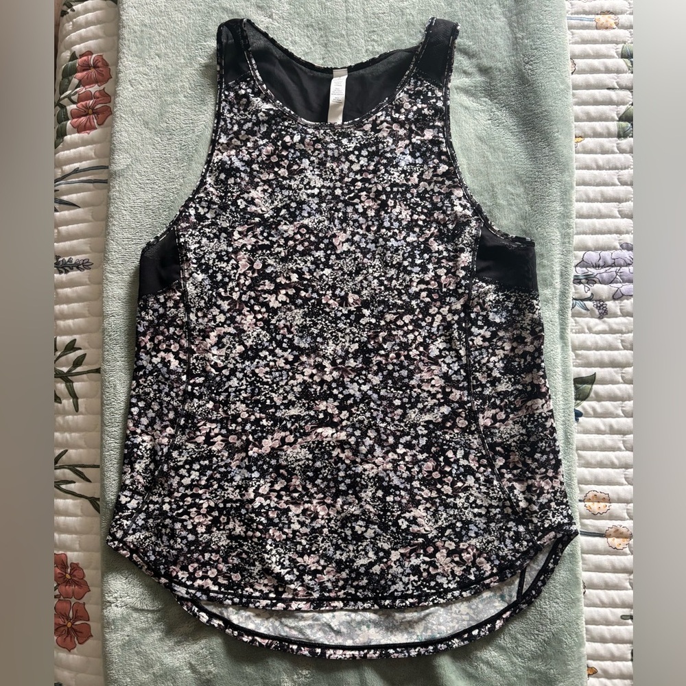 Lululemon Athletica Floral Sculpt Tank II